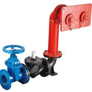 Above-ground fire pump hydrant adapter
