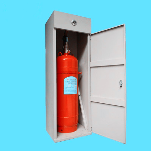 Cabinet type gas automatic fire device