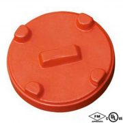 Grooved pipe blind cap