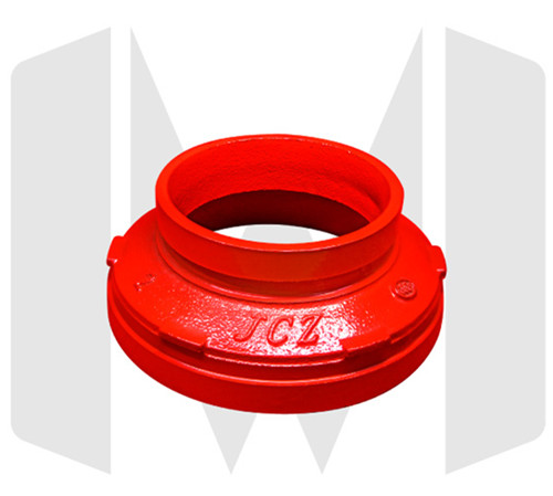 Grooved reducing pipe