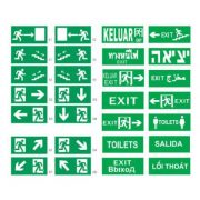 safety exit self-luminous sign